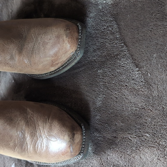 Ariat Brown Leather Western Heeled Boots - Picture 14 of 14